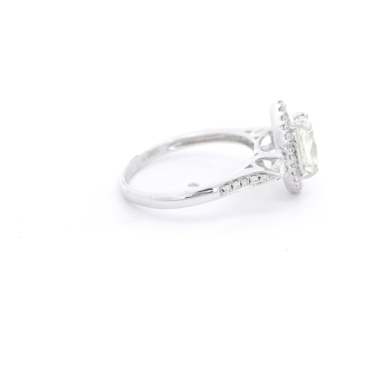Marquise Cut Diamond Bridal Ring with Diamond Halo - Forever Rox Fine Jewelry