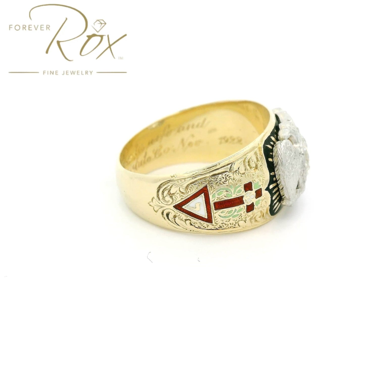 Mens 32nd Degree Masonic Ring - Forever Rox Fine Jewelry