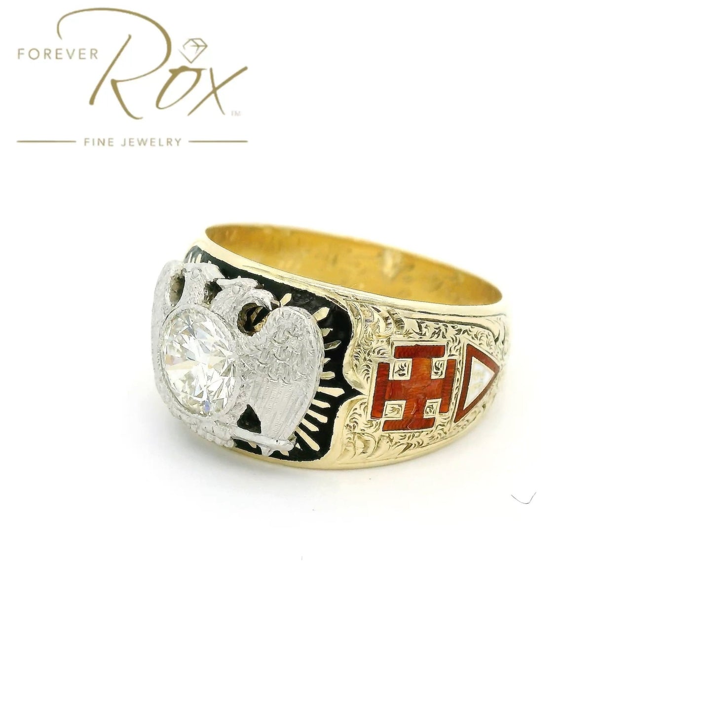 Mens 32nd Degree Masonic Ring - Forever Rox Fine Jewelry