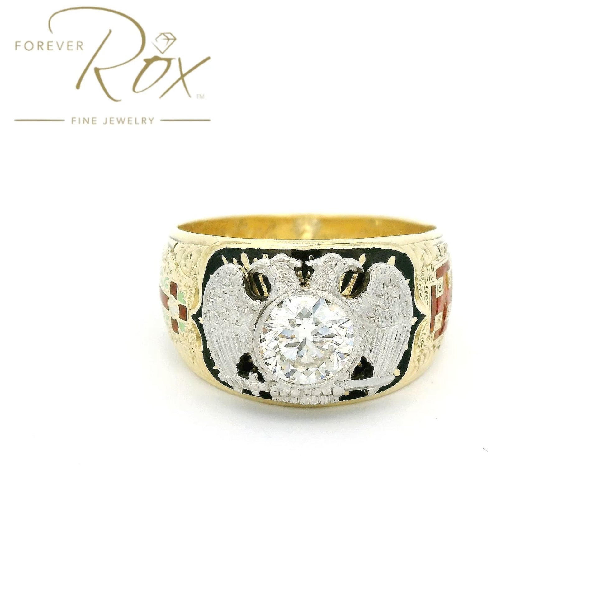Mens 32nd Degree Masonic Ring - Forever Rox Fine Jewelry