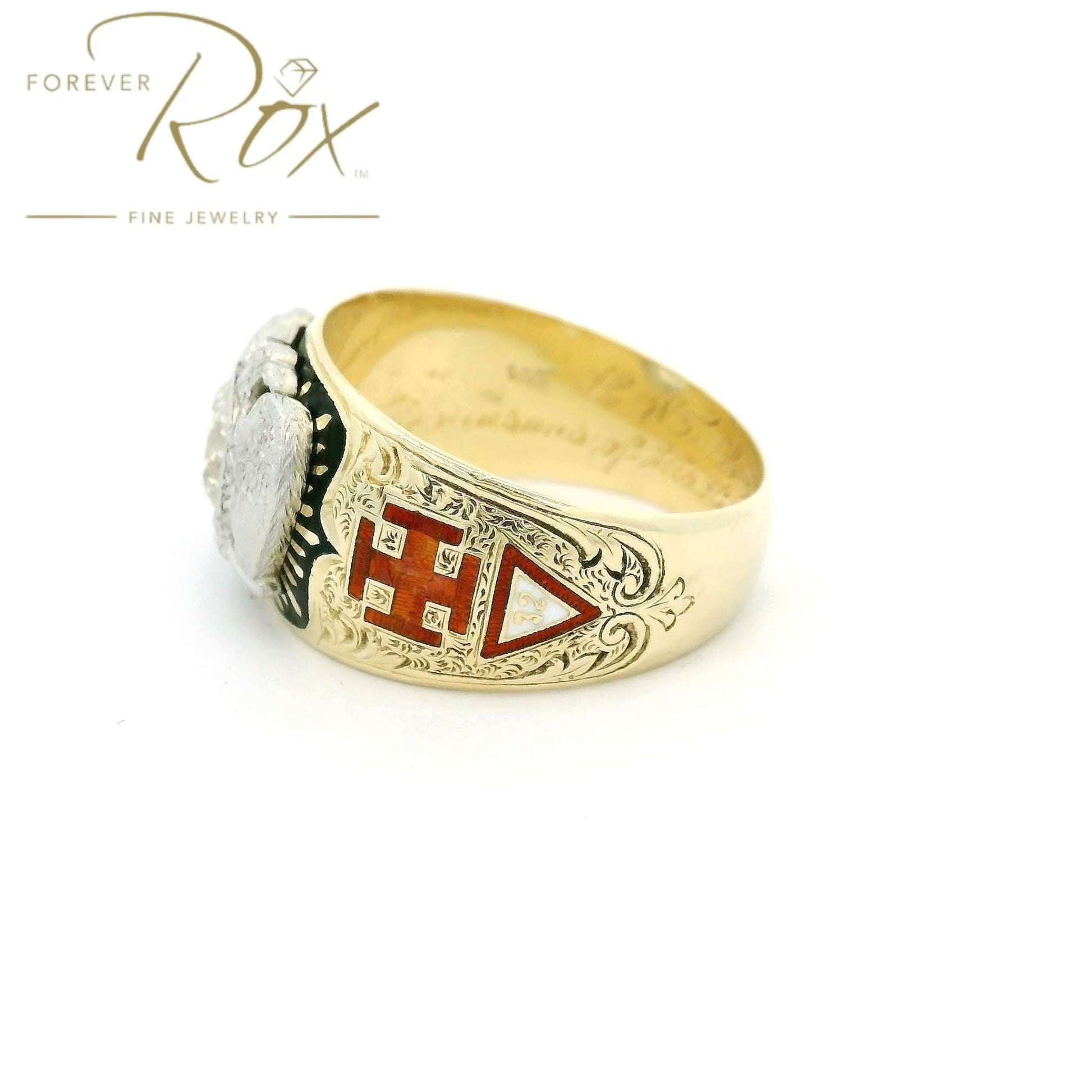 Mens 32nd Degree Masonic Ring - Forever Rox Fine Jewelry