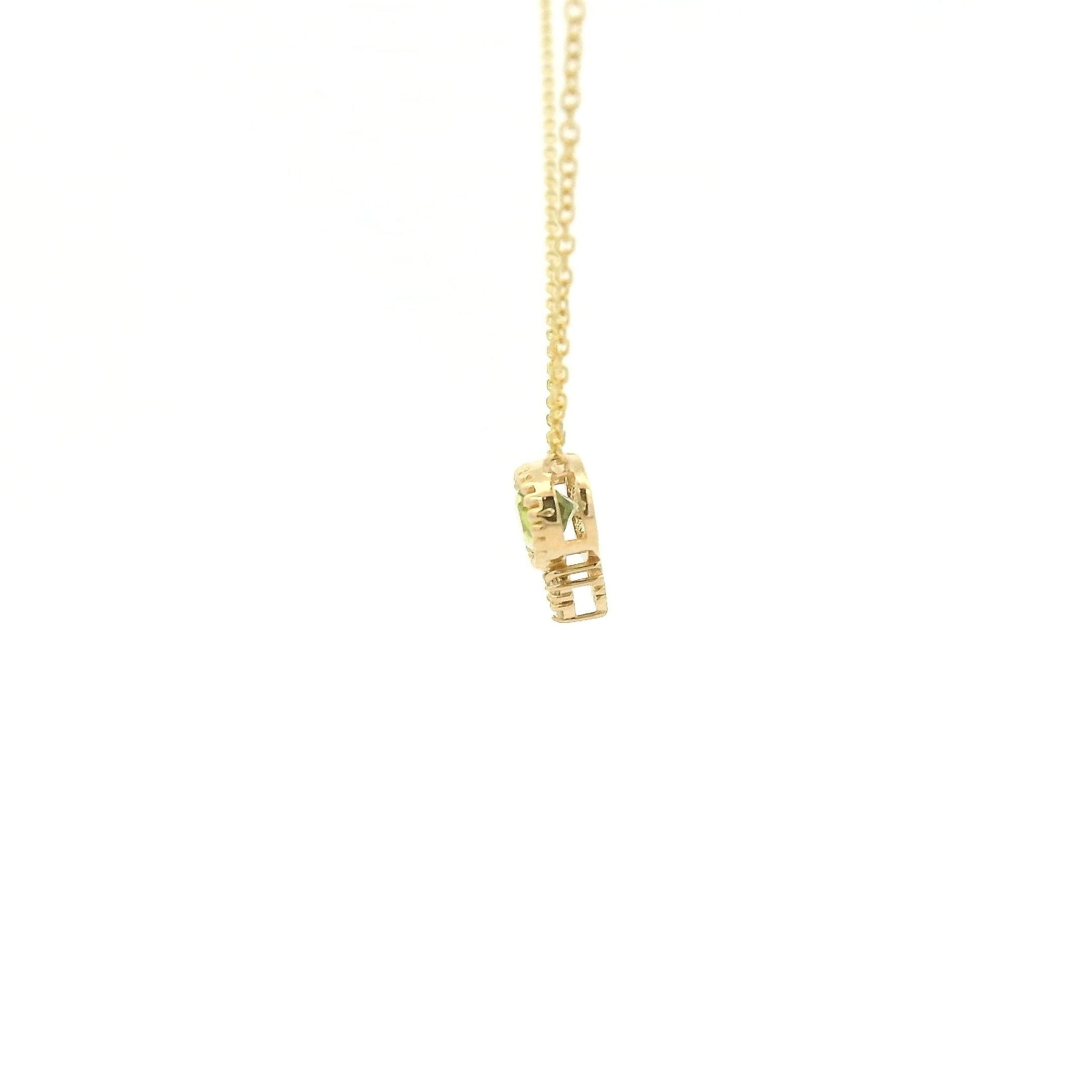 Milgrain Bezel Set Oval Cut Precious Stone Pendants With 3 Diamonds - Forever Rox Fine Jewelry