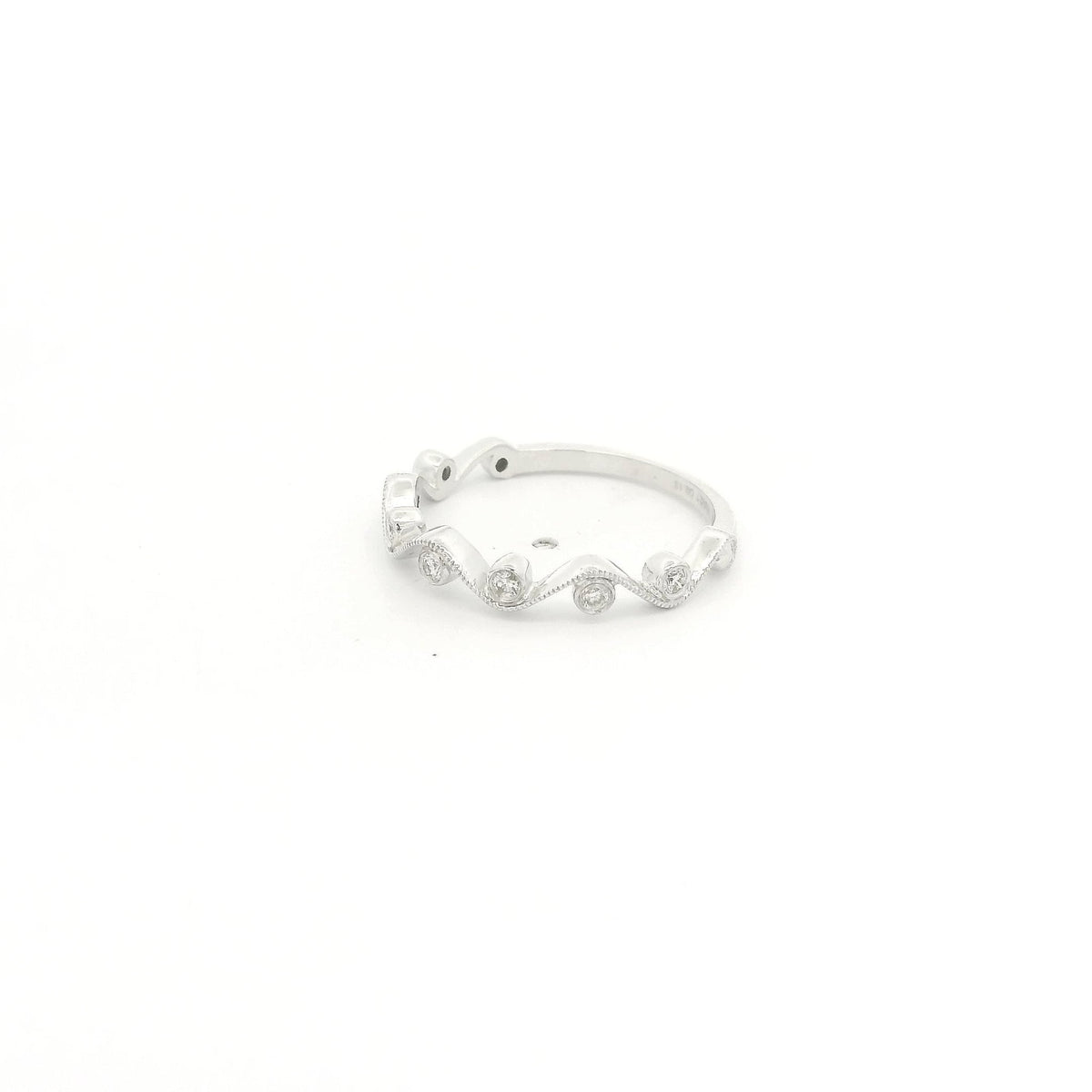 Milgrain Vine Design Diamond Band - Forever Rox Fine Jewelry