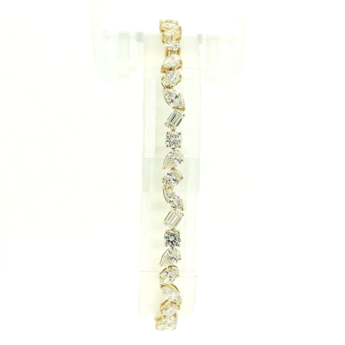 Mixed Cut 7.27ctw Diamond Tennis Bracelet - Forever Rox Fine Jewelry