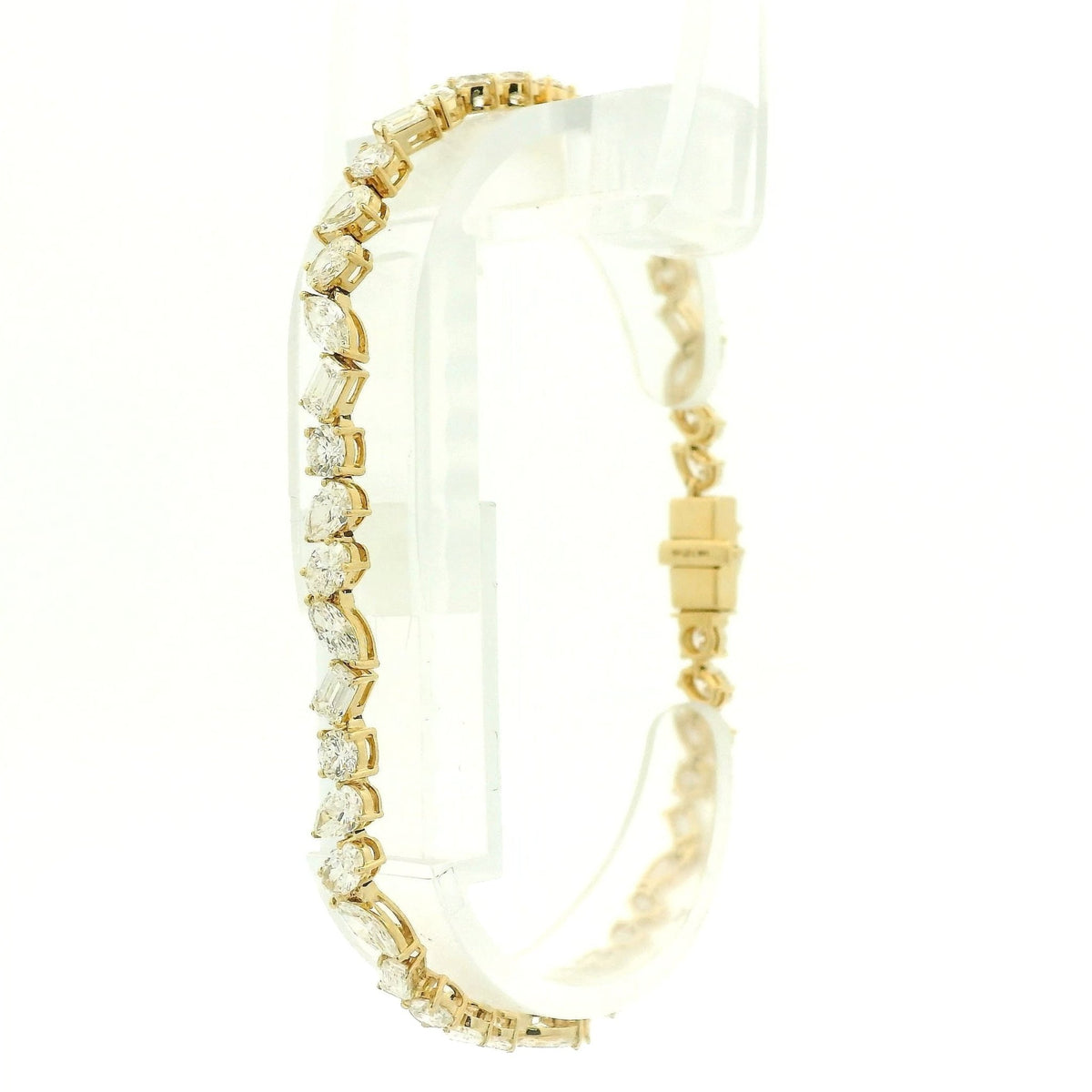 Mixed Cut 7.27ctw Diamond Tennis Bracelet - Forever Rox Fine Jewelry