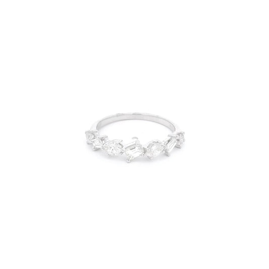 Mixed Cut Diamond Band - Forever Rox Fine Jewelry