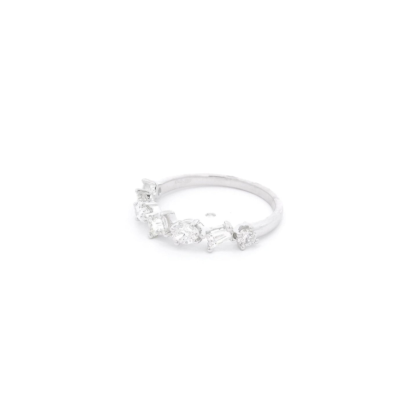 Mixed Cut Diamond Band - Forever Rox Fine Jewelry