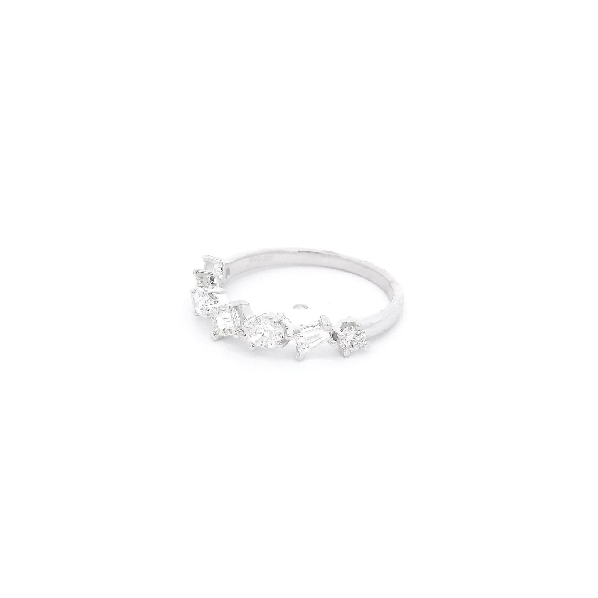 Mixed Cut Diamond Band - Forever Rox Fine Jewelry