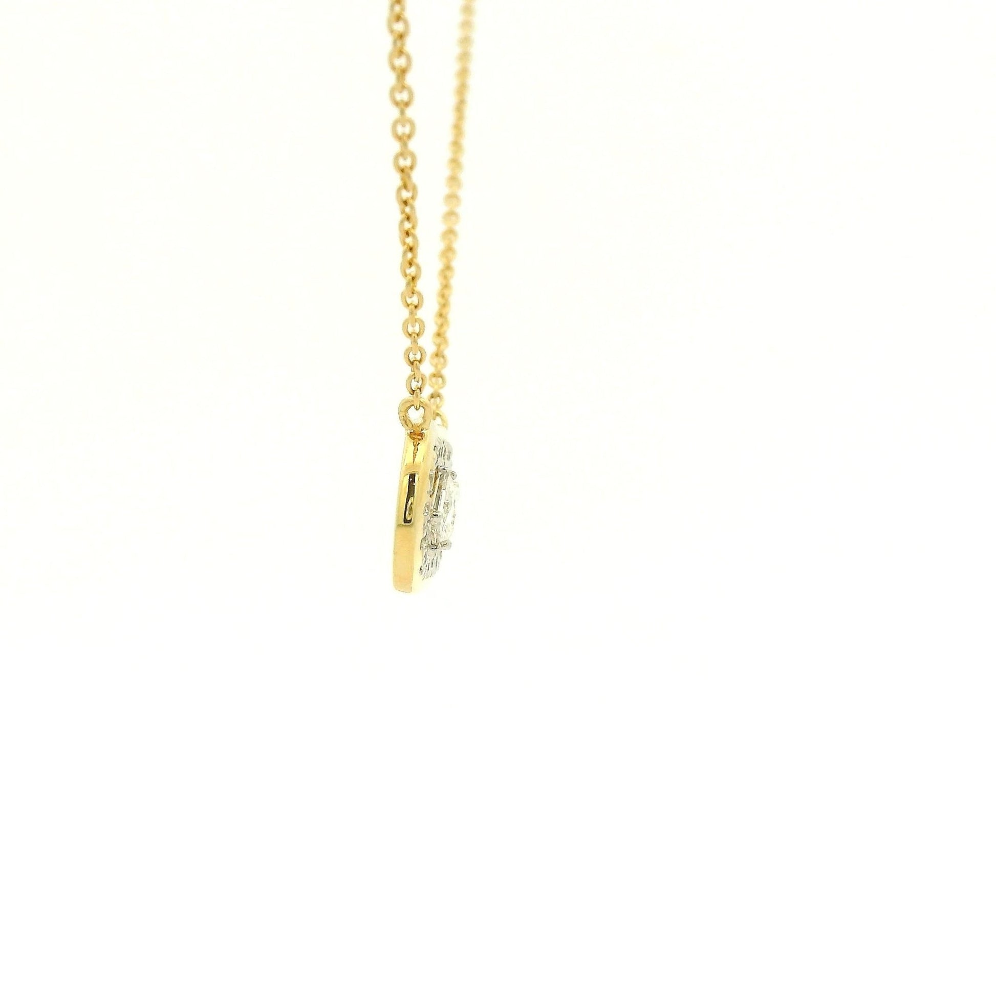 Mixed Cut Diamond Portrait Pendant - Forever Rox Fine Jewelry