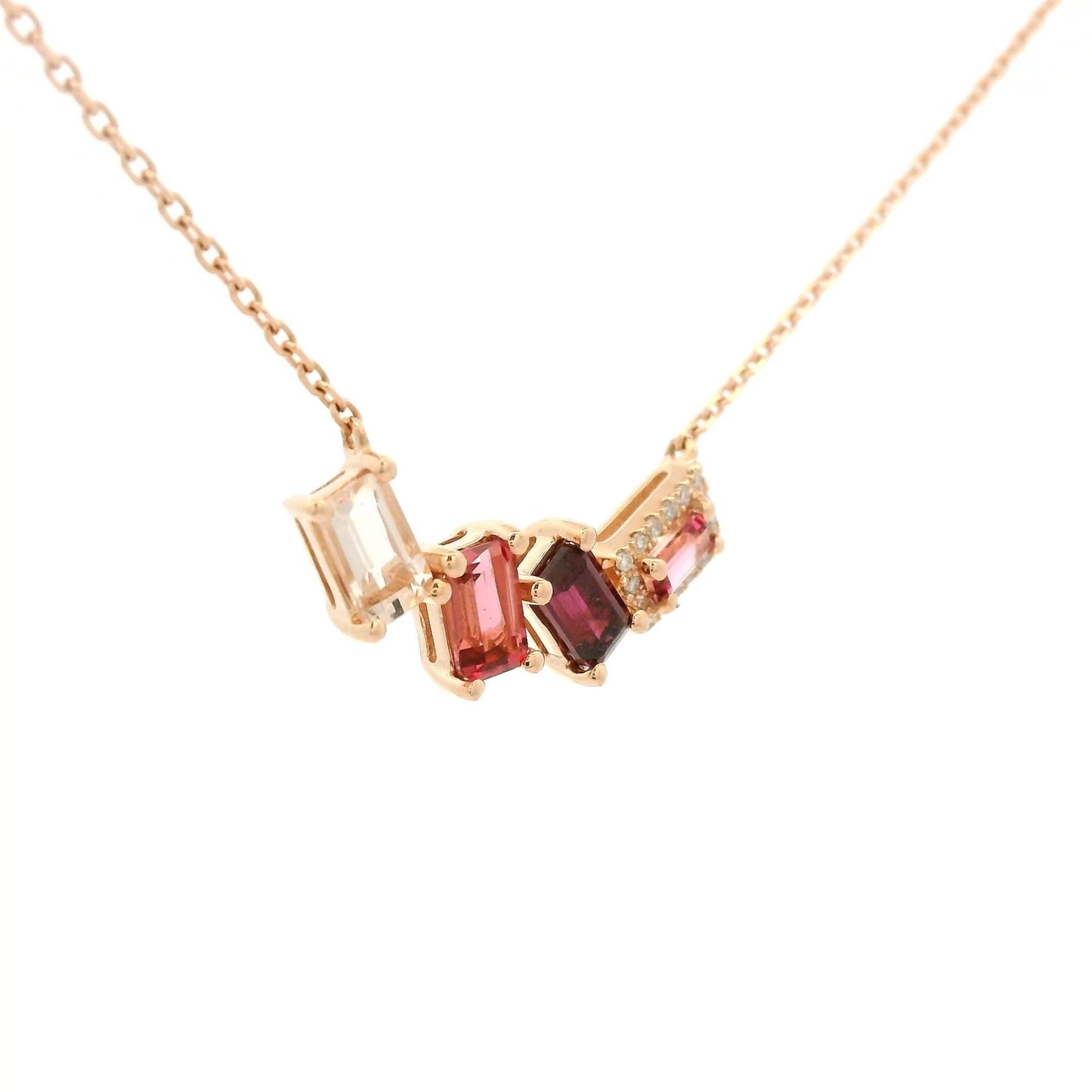 Multi Color Pink Semi Precious Stone Pendant - Forever Rox