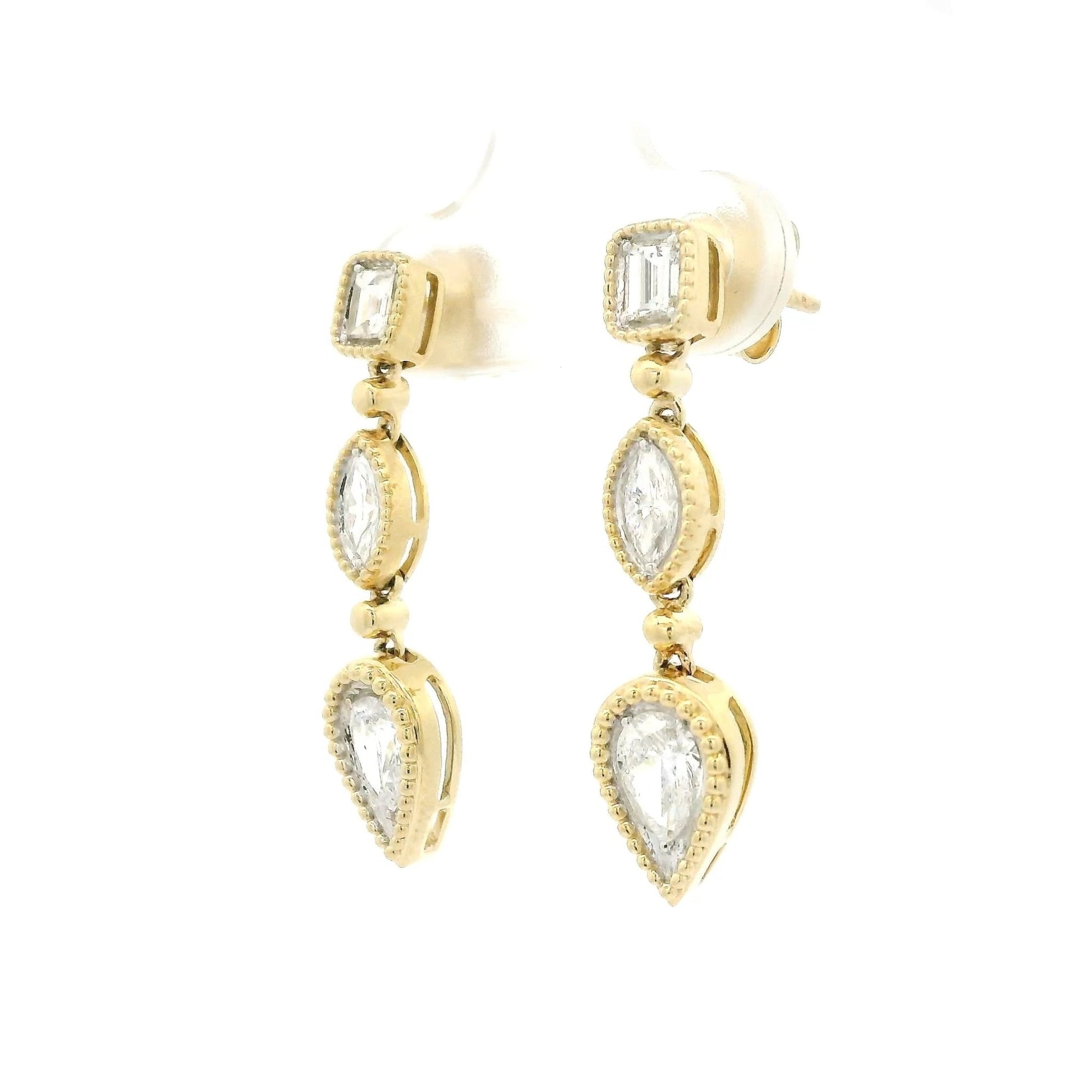 Multi Cut Diamond Dangles - Forever Rox