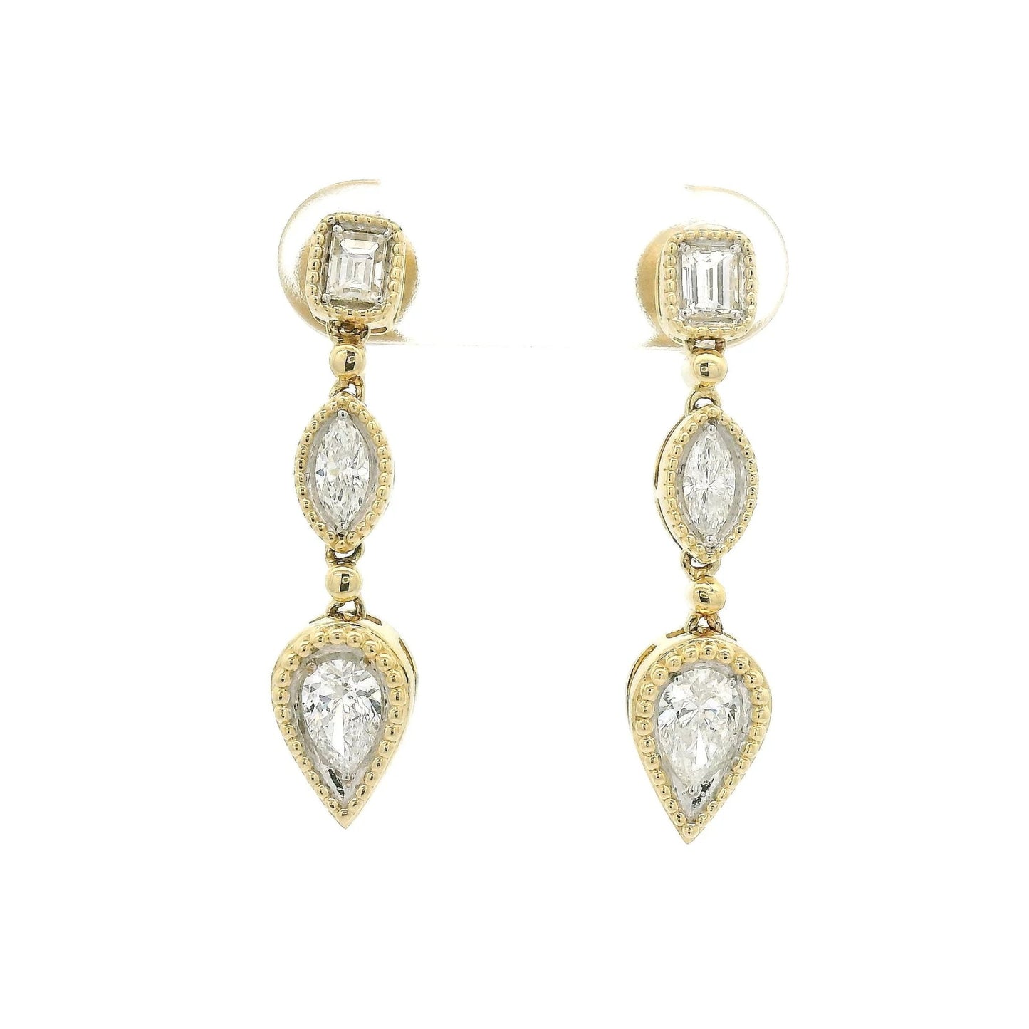 Multi Cut Diamond Dangles - Forever Rox