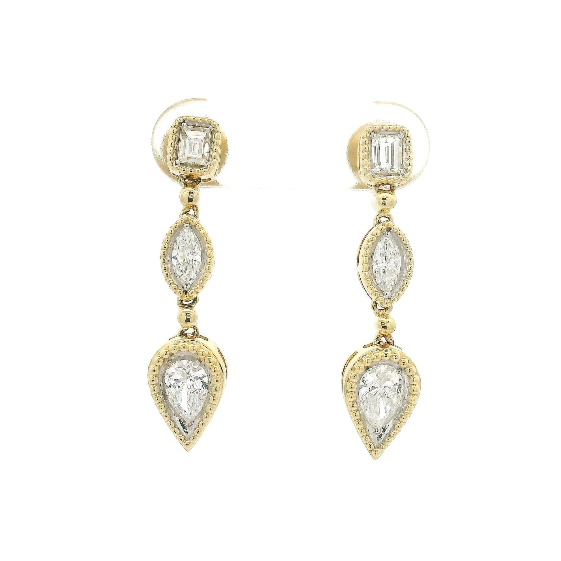 Multi Cut Diamond Dangles - Forever Rox
