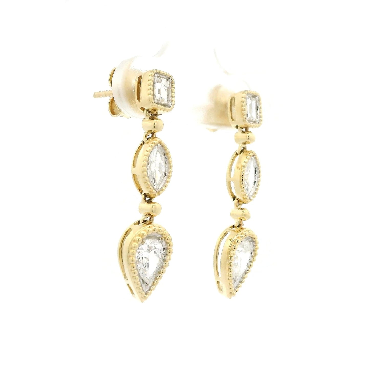 Multi Cut Diamond Dangles - Forever Rox