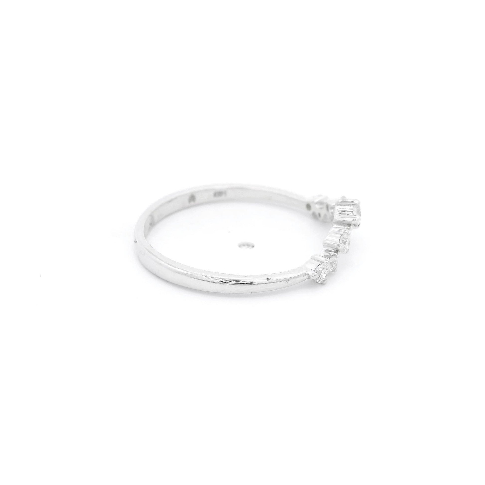Multi Size Diamond V Shape Band - Forever Rox