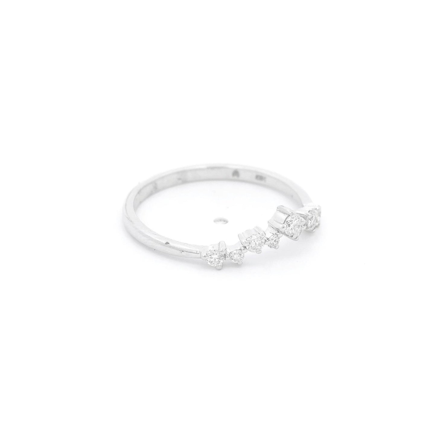 Multi Size Diamond V Shape Band - Forever Rox