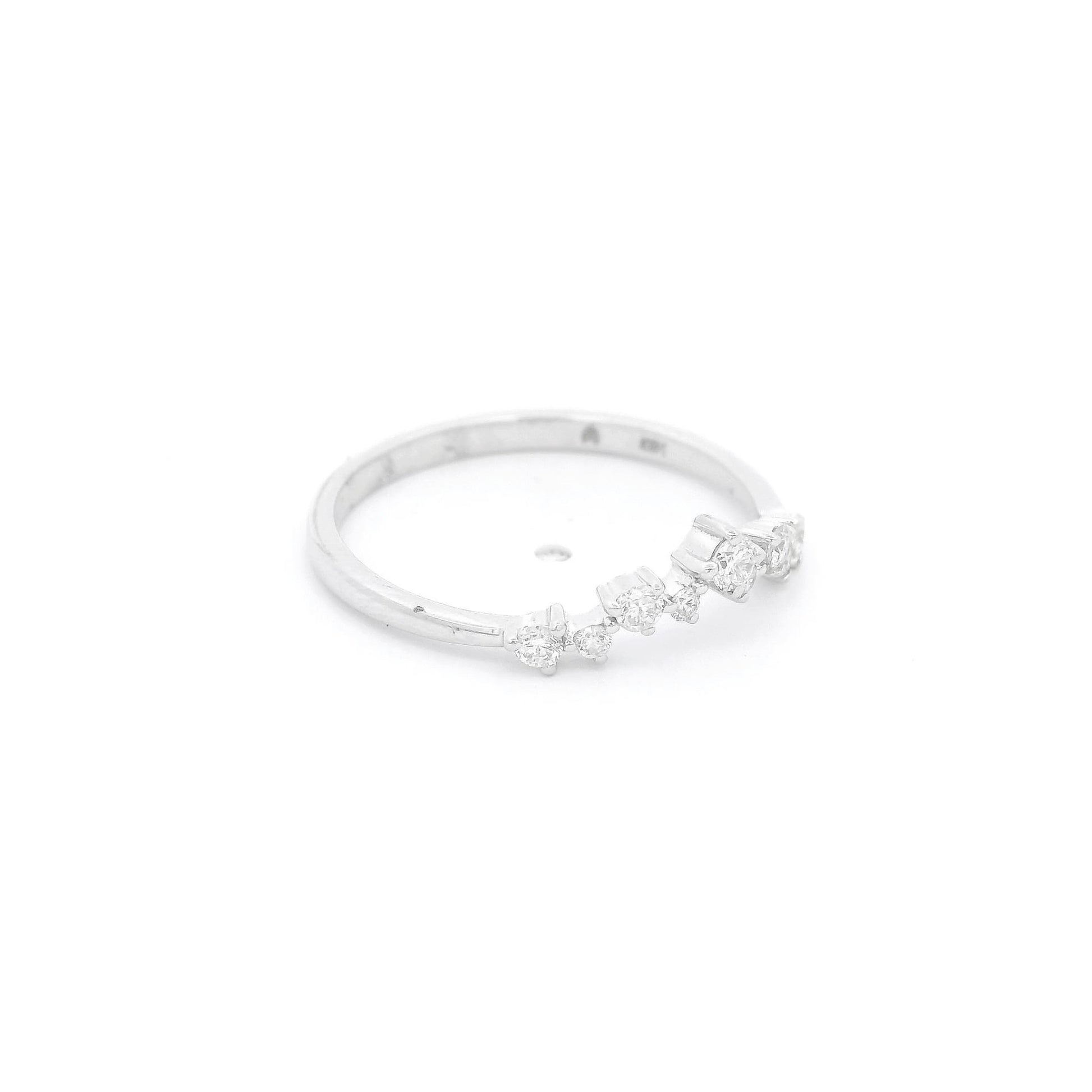 Multi Size Diamond V Shape Band - Forever Rox