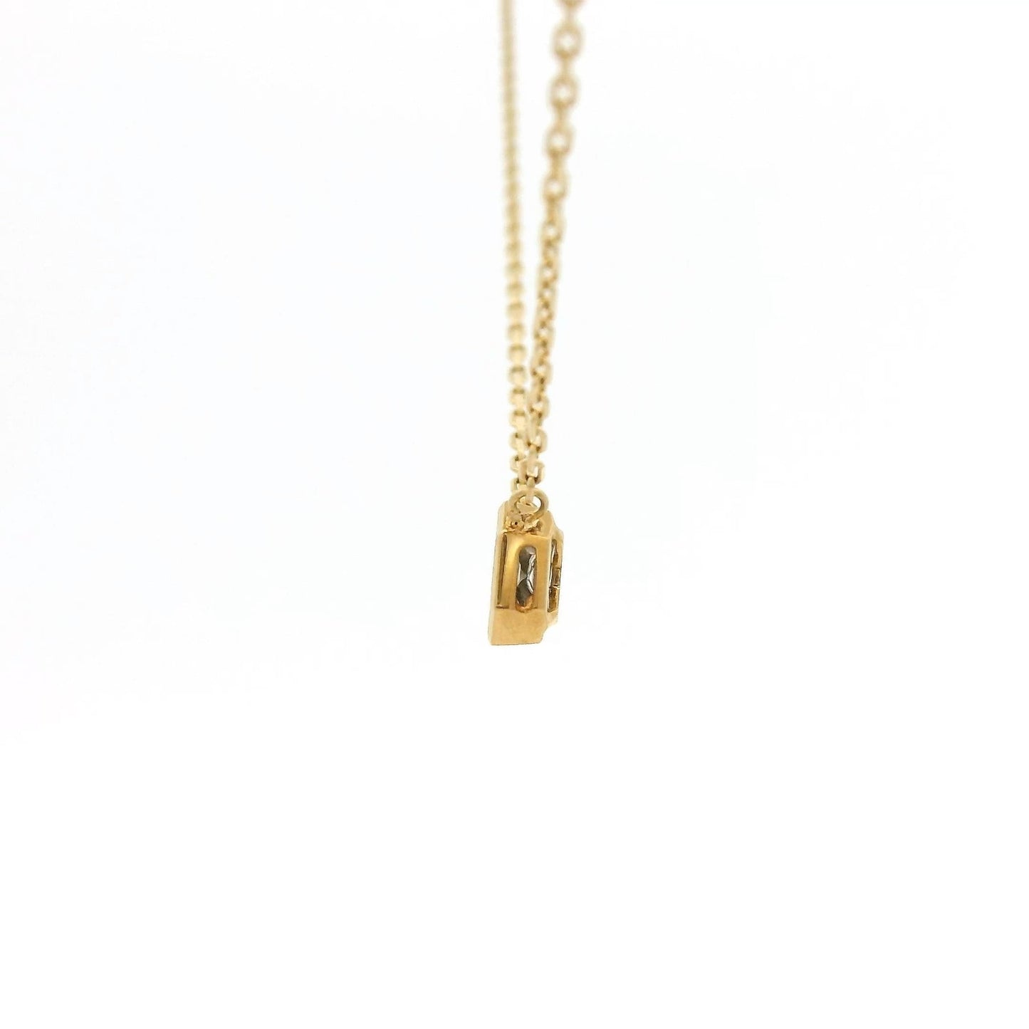 Multiple Baguette Diamond Octagon Pendant - Forever Rox