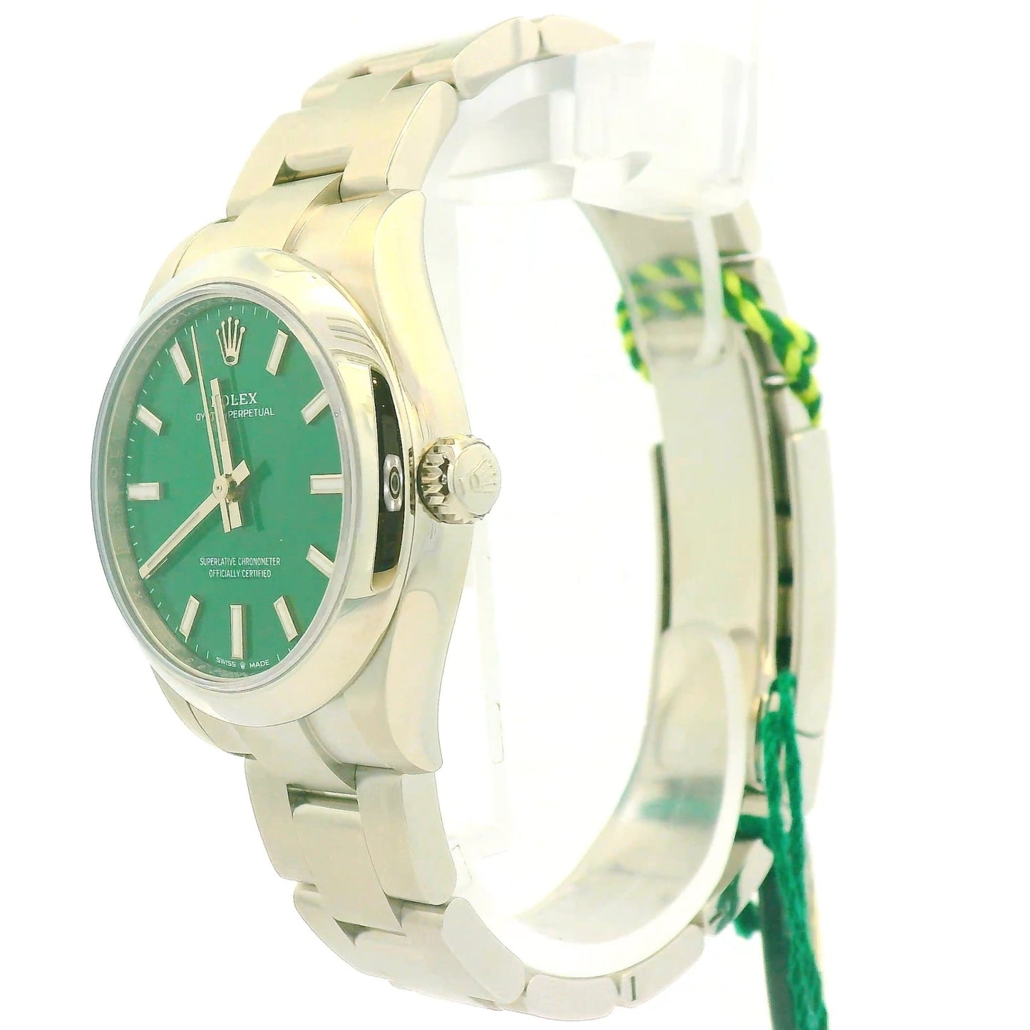 New 31mm Green Dial Rolex Oyster Perpetual - Forever Rox