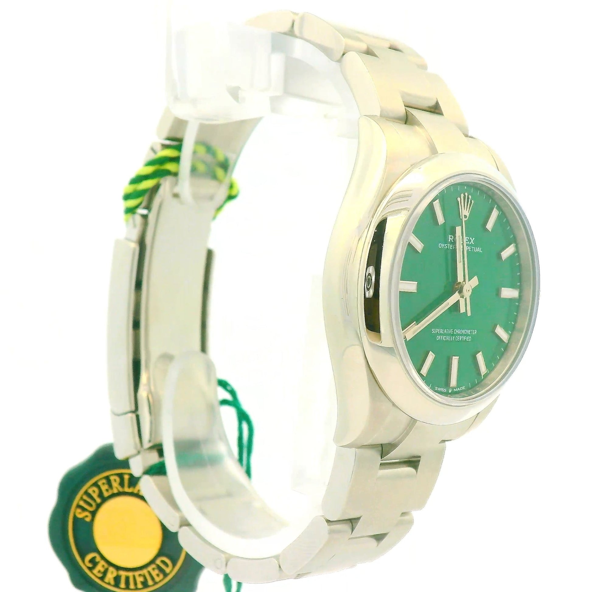 New 31mm Green Dial Rolex Oyster Perpetual - Forever Rox