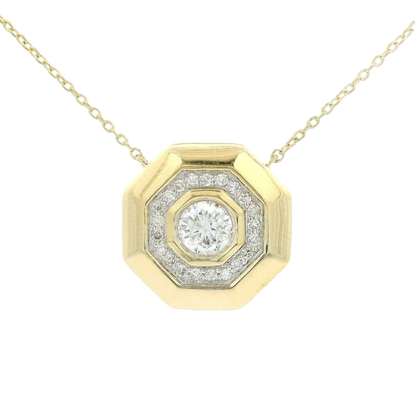 Octagon Diamond Pendant - Forever Rox