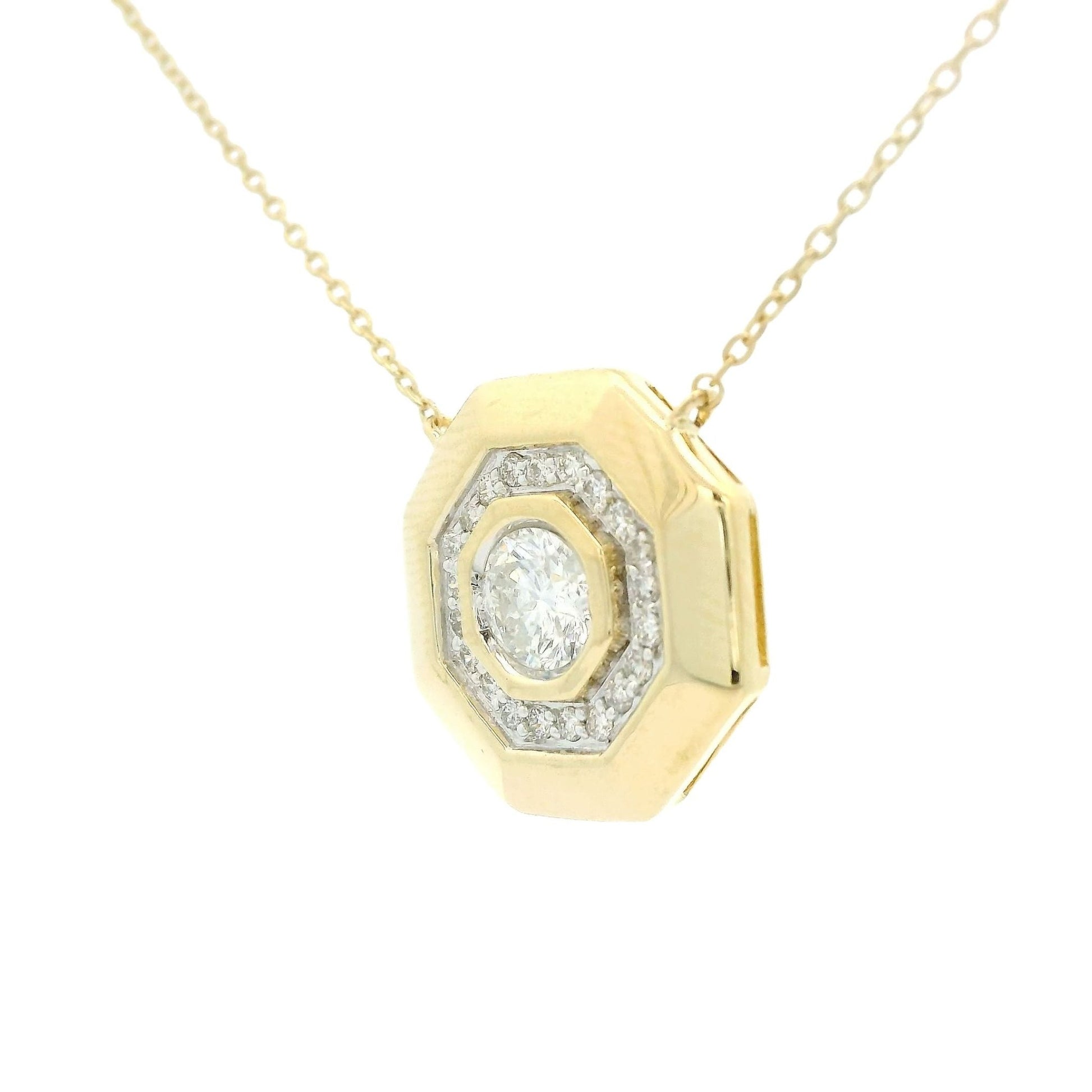 Octagon Diamond Pendant - Forever Rox