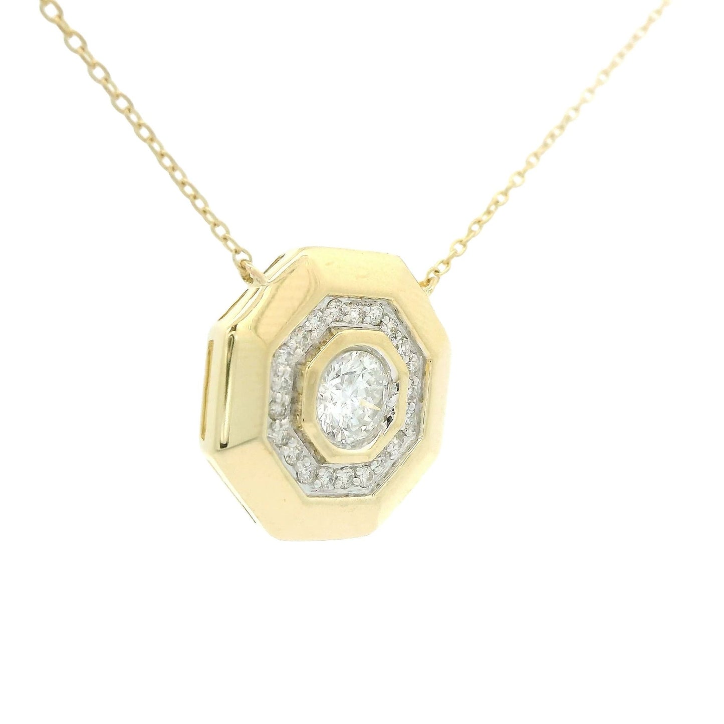 Octagon Diamond Pendant - Forever Rox