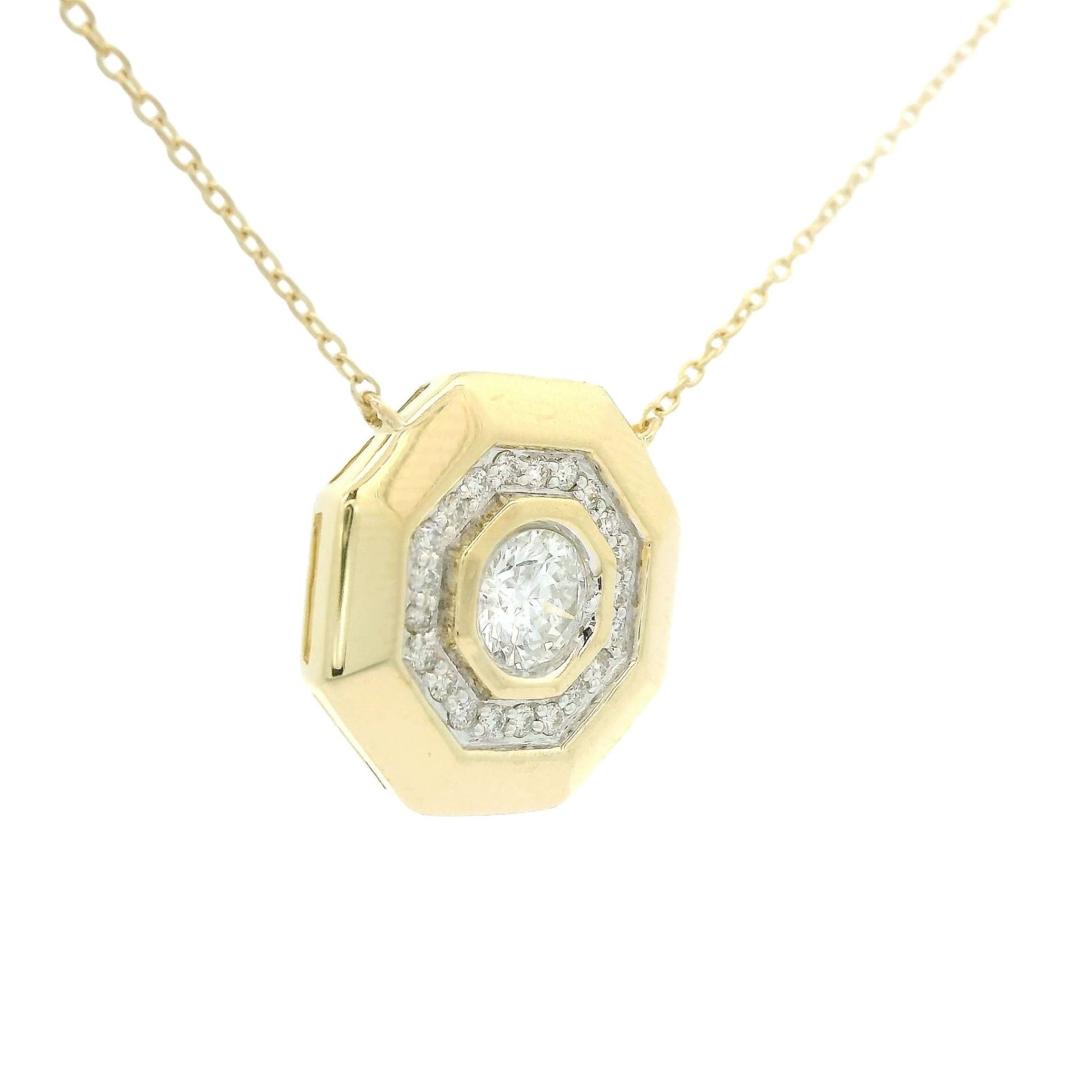 Octagon Diamond Pendant - Forever Rox
