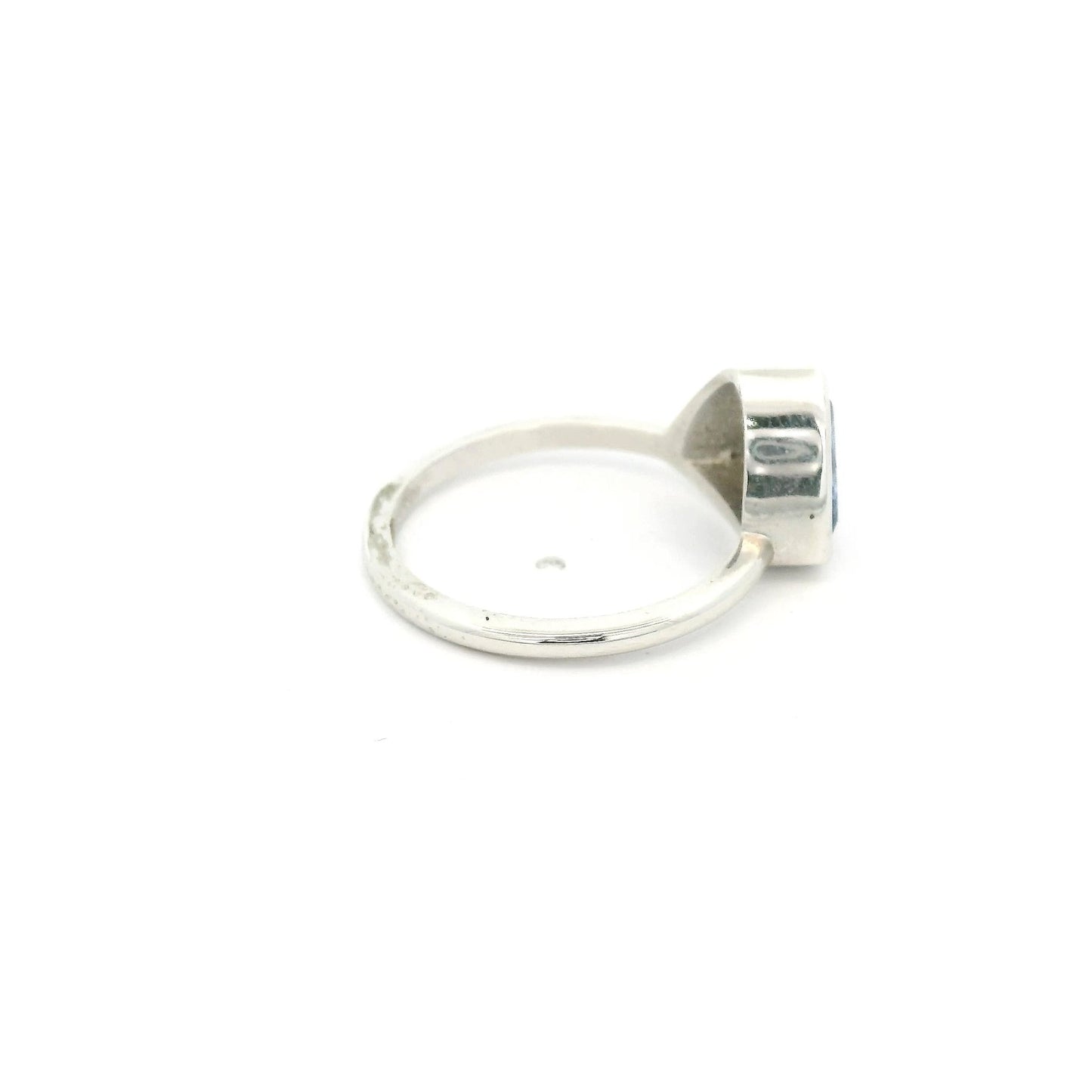Off Center Trillion Cut Tanzanite Ring - Forever Rox Fine Jewelry