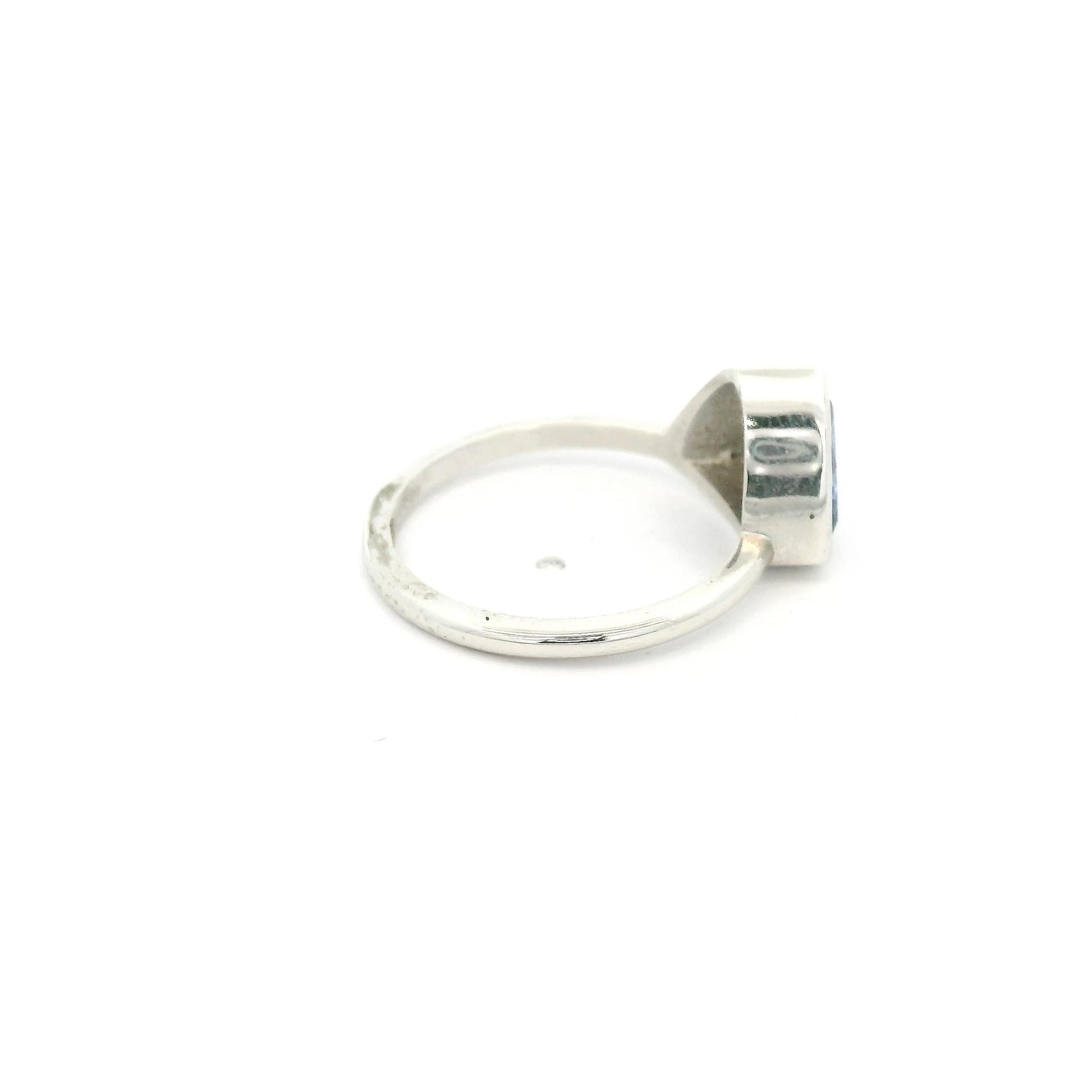 Off Center Trillion Cut Tanzanite Ring - Forever Rox Fine Jewelry