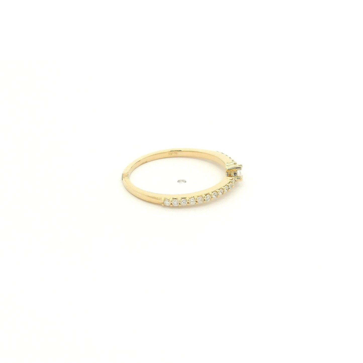 Offset Diagnol Baguette Cut Diamond Band - Forever Rox Fine Jewelry
