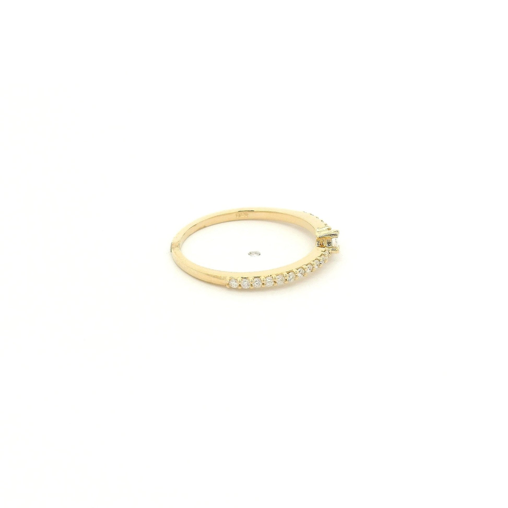 Offset Diagnol Baguette Cut Diamond Band - Forever Rox Fine Jewelry