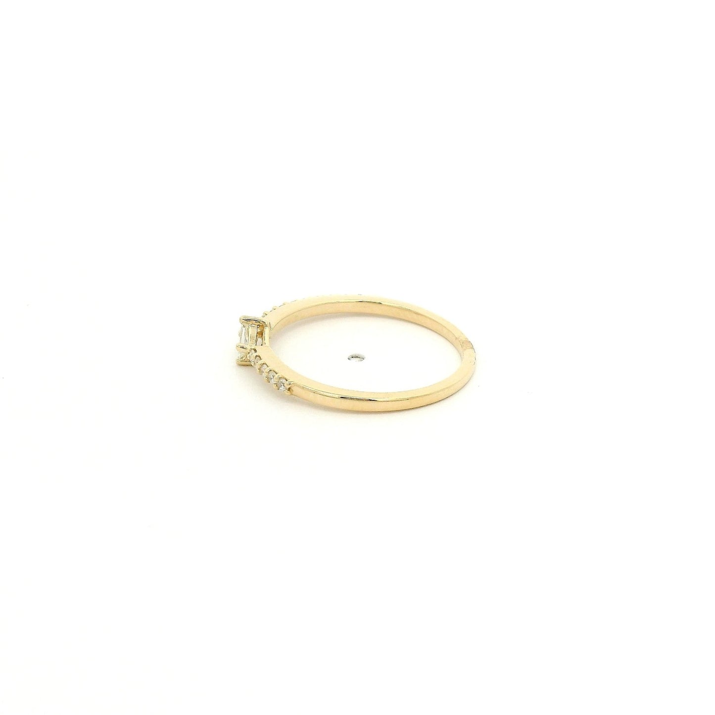 Offset Diagnol Baguette Cut Diamond Band - Forever Rox Fine Jewelry