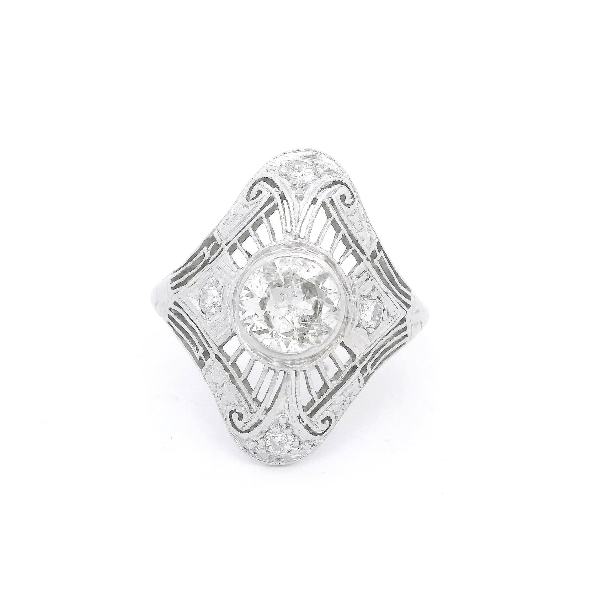 Old Mine Cut Diamond Vintage Ring - Forever Rox