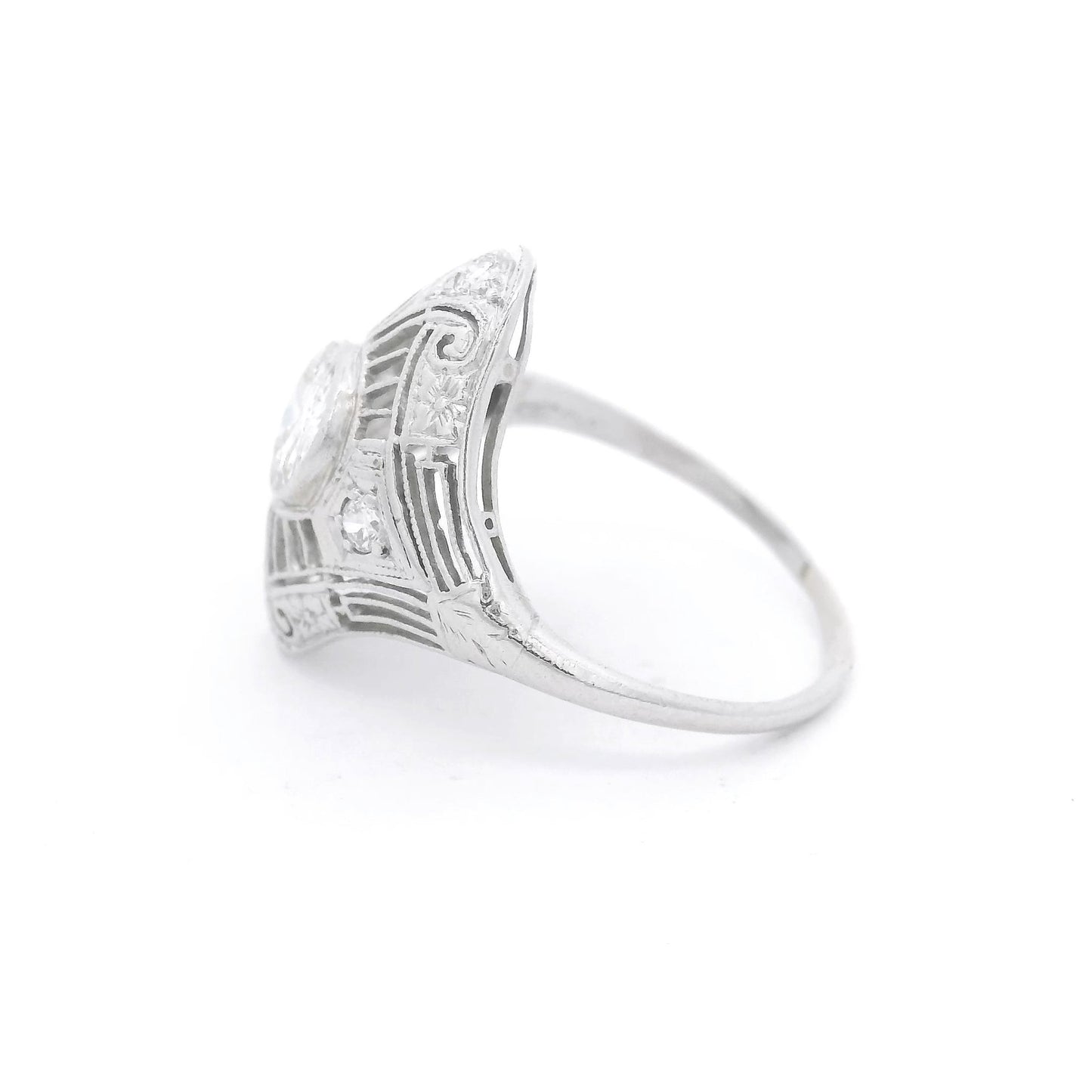 Old Mine Cut Diamond Vintage Ring - Forever Rox