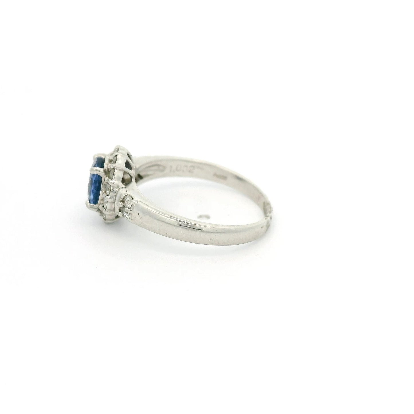 Oval Ceylon Sapphire & Diamond Ring - Forever Rox Fine Jewelry