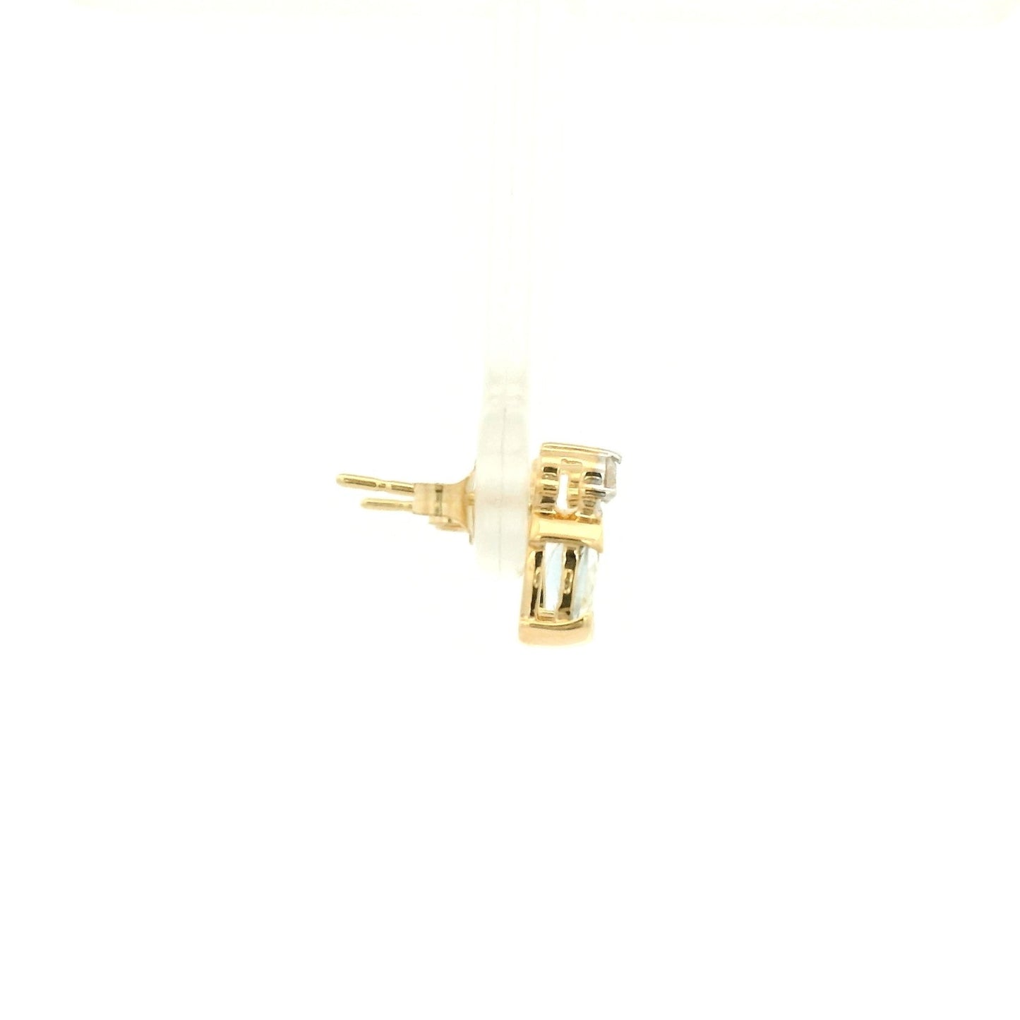Oval Cut Aquamarine & Diamond Studs - Forever Rox Fine Jewelry