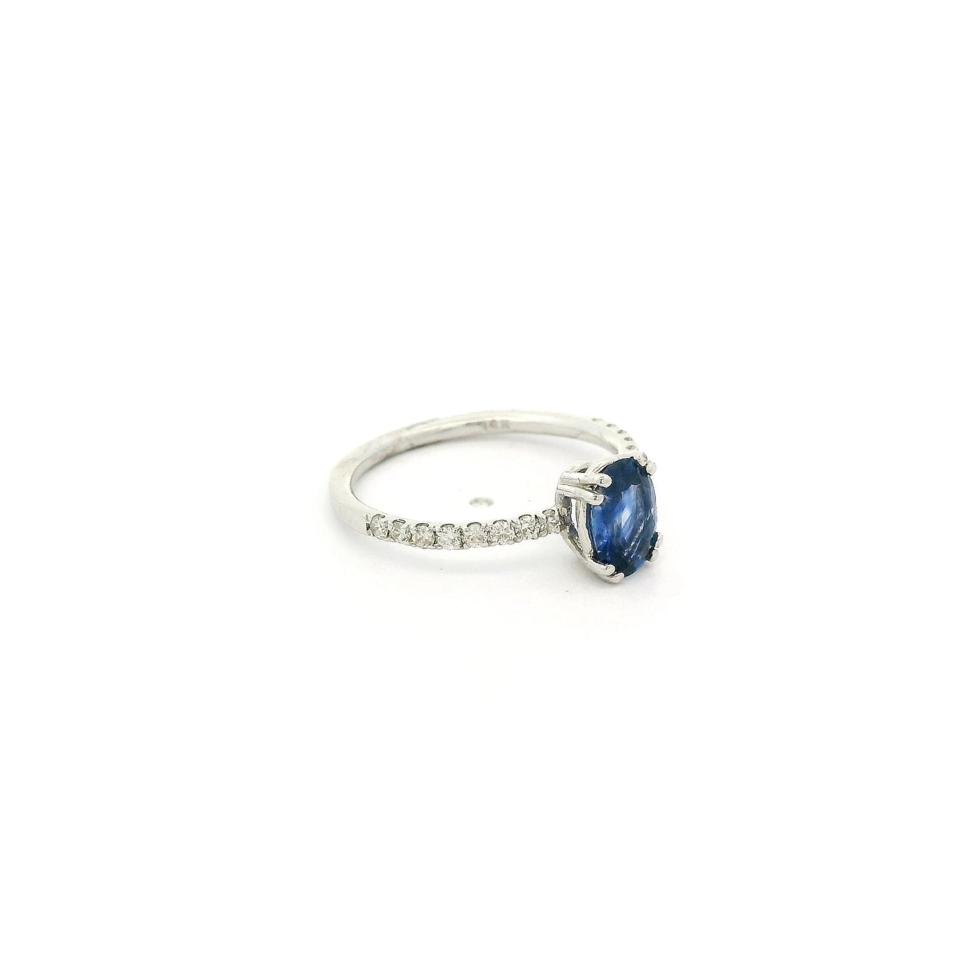 Oval Sapphire & Diamond Ring - Forever Rox Fine Jewelry