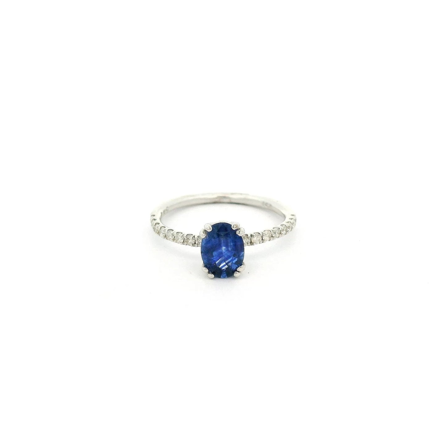Oval Sapphire & Diamond Ring - Forever Rox Fine Jewelry