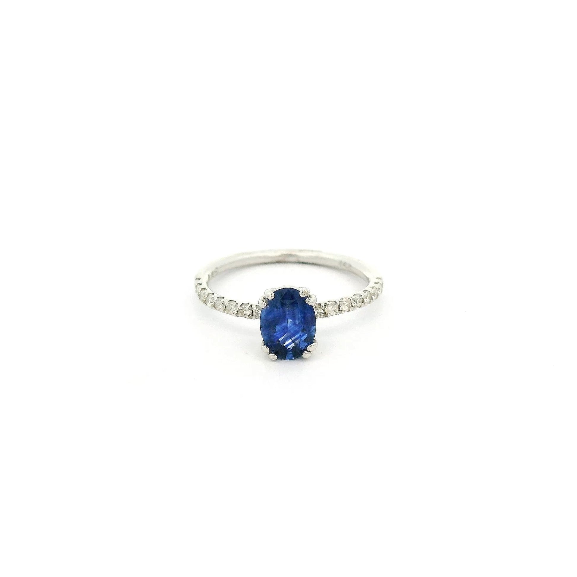 Oval Sapphire & Diamond Ring - Forever Rox Fine Jewelry