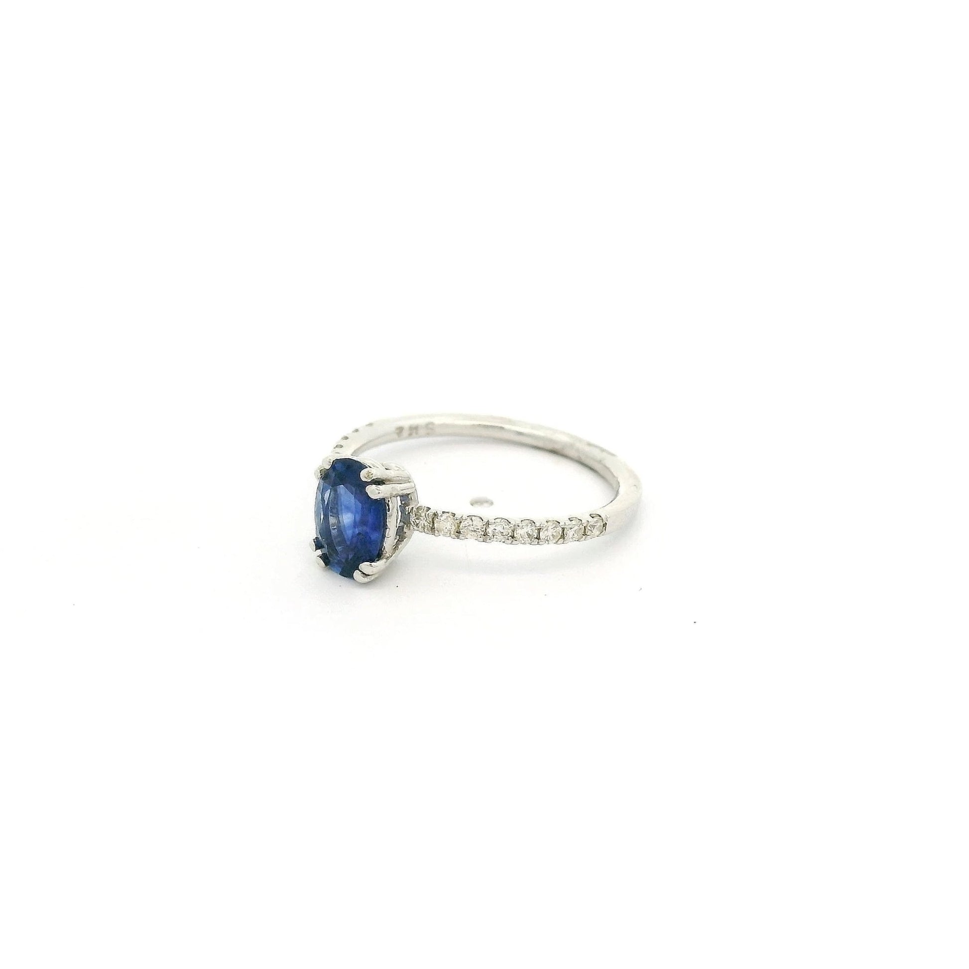 Oval Sapphire & Diamond Ring - Forever Rox Fine Jewelry