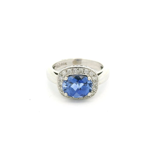 Oval Tanzanite & Diamond Ring - Forever Rox Fine Jewelry