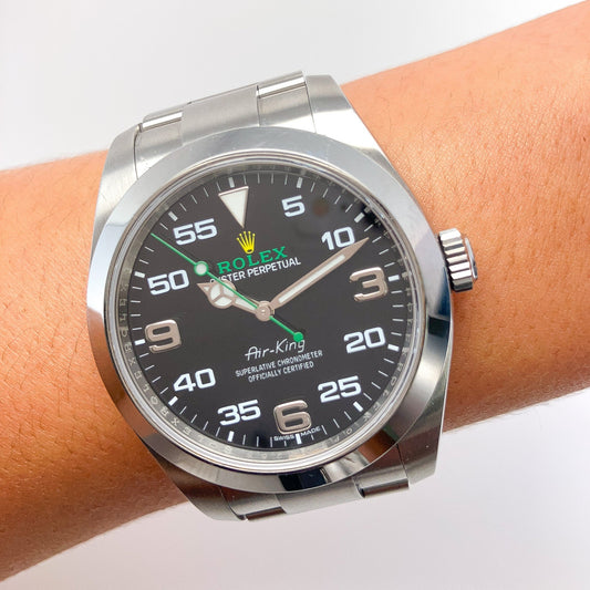 Oyster Perpetual Rolex Air - King w/ card, SS - Forever Rox Fine Jewelry