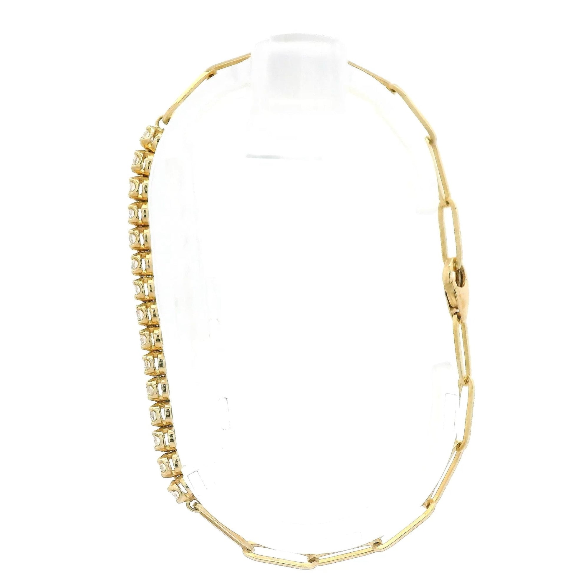 Paperclip Diamond Bracelet - Forever Rox Fine Jewelry