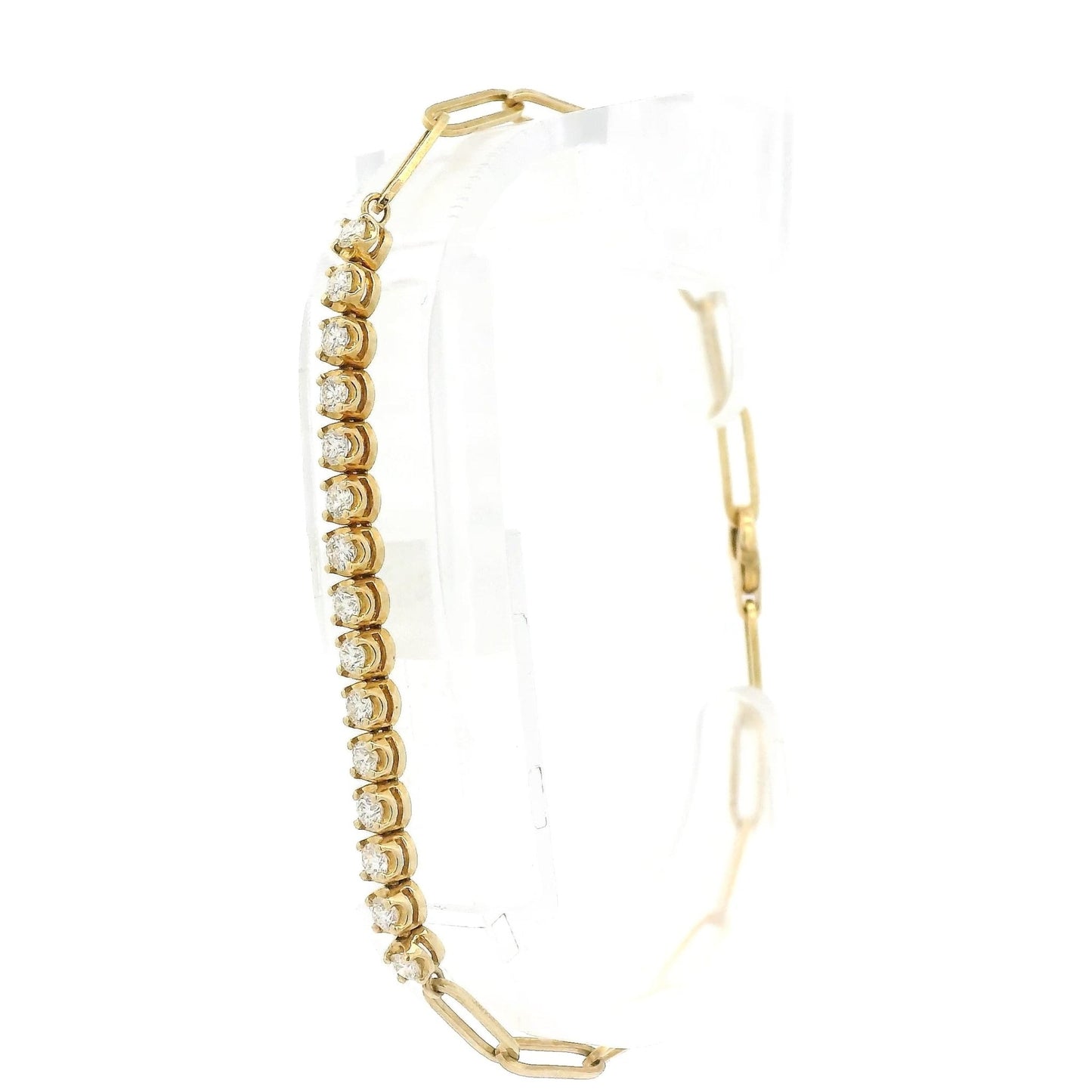 Paperclip Diamond Bracelet - Forever Rox Fine Jewelry