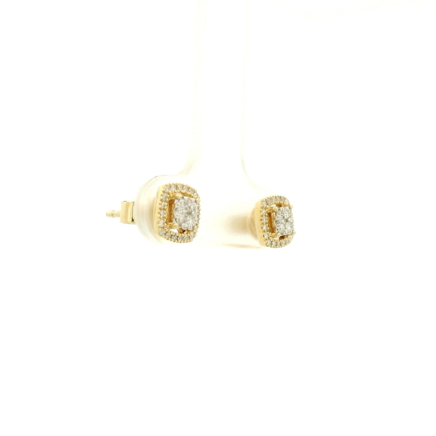 Pavé Diamond & Diamond Halo Studs - Forever Rox Fine Jewelry