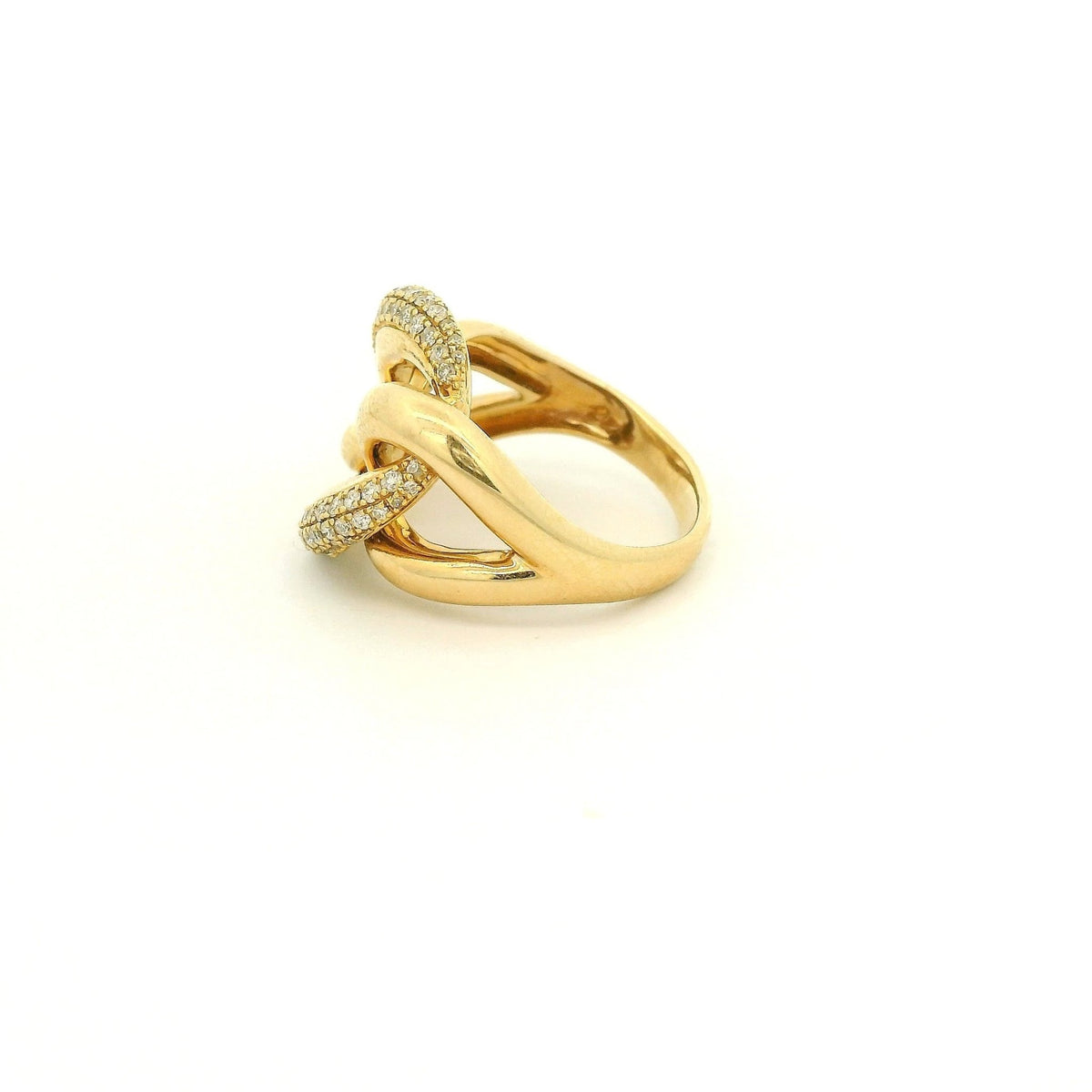 Pavé Diamond Knot Ring - Forever Rox Fine Jewelry