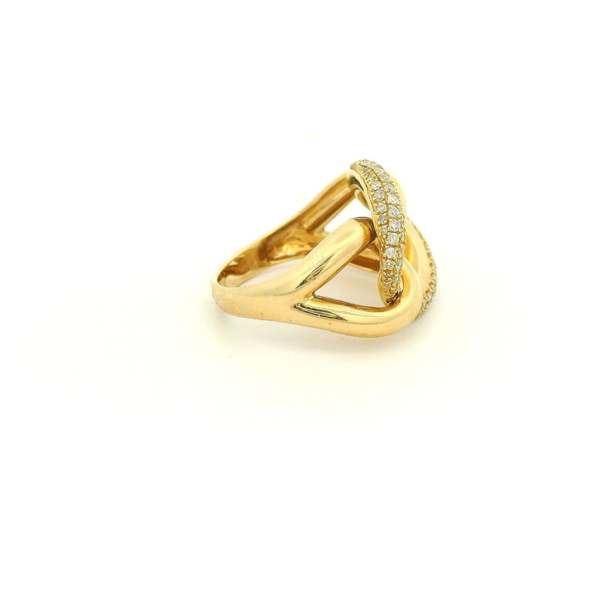 Pavé Diamond Knot Ring - Forever Rox Fine Jewelry