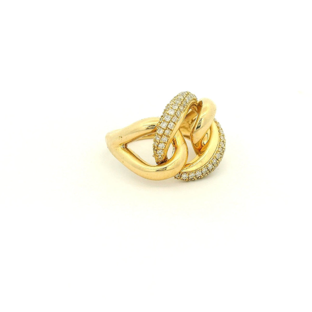 Pavé Diamond Knot Ring - Forever Rox Fine Jewelry