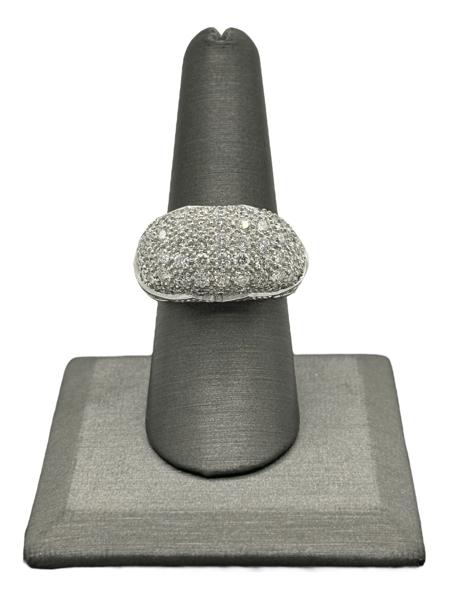 Pavé Set Diamond Ring - Forever Rox